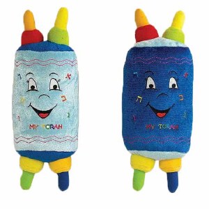 Picture of Plush Sefer Torah Assorted Colors Single Piece 12"